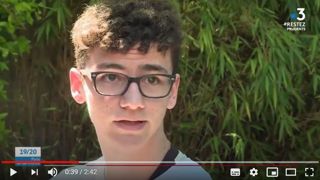 Joris Dalifard, en 1ère STAV au lycée agricole de Fénelon à Vaujours (93), comme 159 autres élèves, s’inquiète de ne pouvoir poursuivre son cursus professionnel.©France3 Paris Ile-de-France